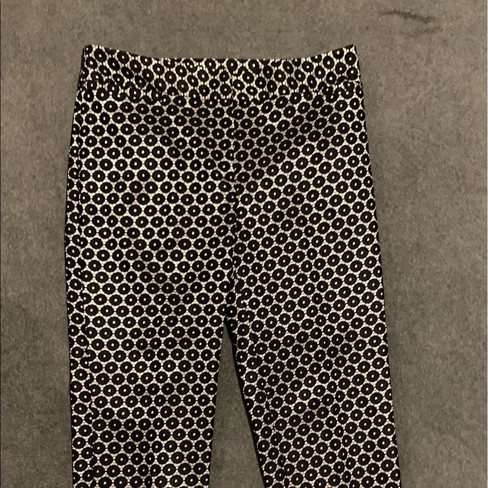 Metallic stylish cropped girls pants size 10 petite